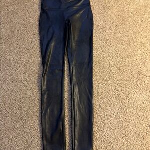 SPANX Glossy Black Leggings